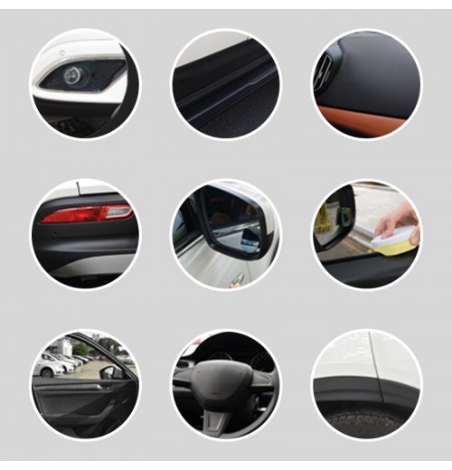 Plastic Parts Crystal Coating - Plastic Parts Refurbish Agent with Spong for Car