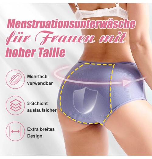 KAUFE 5 UND ERHALTE 5 GRATIS 2024 Neueste High Waist Leak proof Hschen