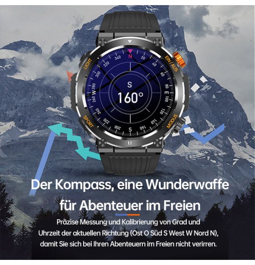 Heute 39% OFF2024 NEW-Sports Outdoor Wasserdichte Smartwatch