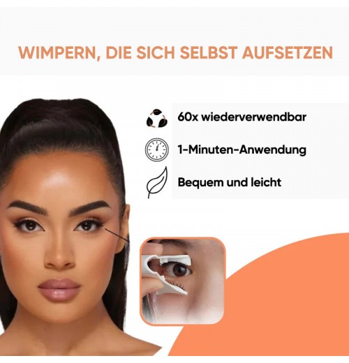 Heute 33%~55% RabattMagnetische falsche Wimpern ohne Klebstoff, die sich schnell befestigen lassen