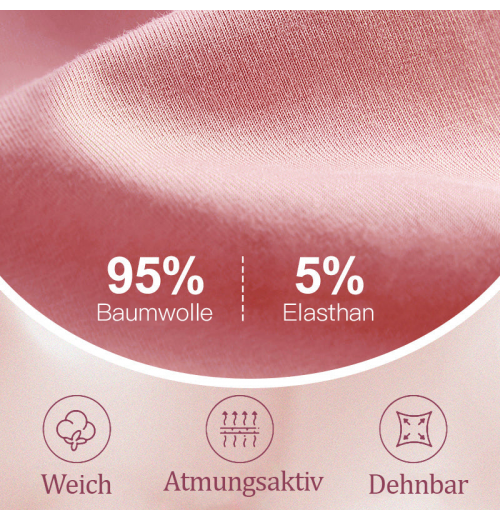 2024 Plus Gre hohe Taille auslaufsicher Baumwolle Hschen(kaufen 5 bekommen 5)