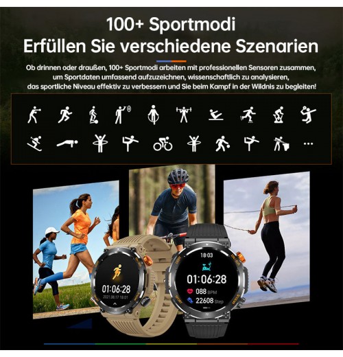 Heute 39% OFF2024 NEW-Sports Outdoor Wasserdichte Smartwatch