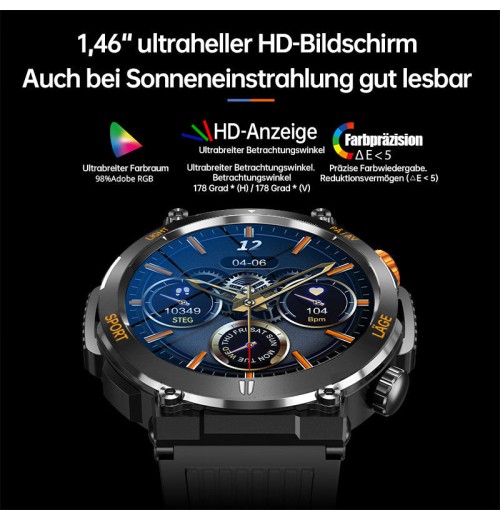 Heute 39% OFF2024 NEW-Sports Outdoor Wasserdichte Smartwatch