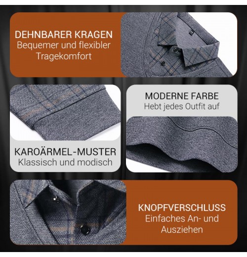 Langarm-Oberteil in Layering-Optik für Herren