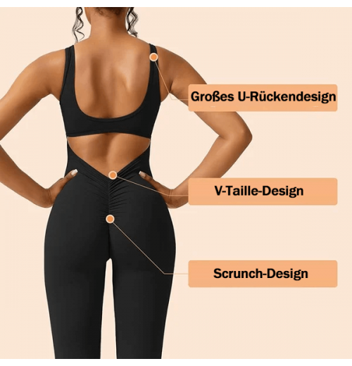  Mid-Year Sale 49% OFF Sleeveless Jumpsuit Sexy Backless One Piece Shrunken Bottom Yoga One Piece Seamless One Piece (Buy 2 Get Free Shipping)