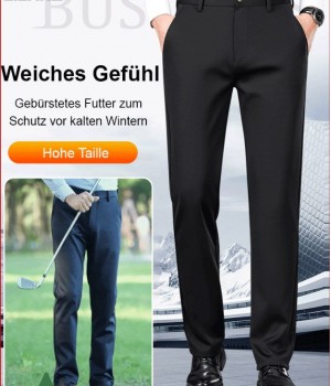 Heier Verkauf(50% Rabatt)Gerade Business-Hose aus Samt für Herren