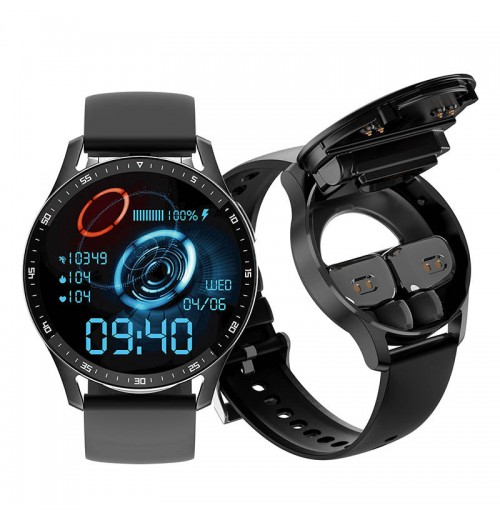 45% Rabatt  2-in-1 Smartwatch mit Kopfhrern 