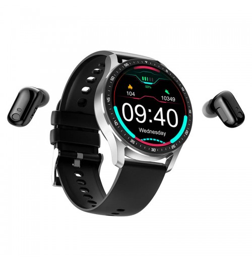 45% Rabatt  2-in-1 Smartwatch mit Kopfhrern 