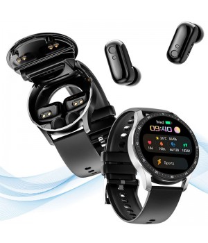 45% Rabatt  2-in-1 Smartwatch mit Kopfhrern 