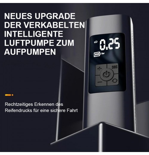  kostenloser Versand Multifunktionale tragbare Auto-Luftpumpe