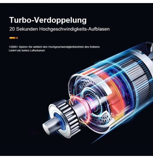  kostenloser Versand Multifunktionale tragbare Auto-Luftpumpe