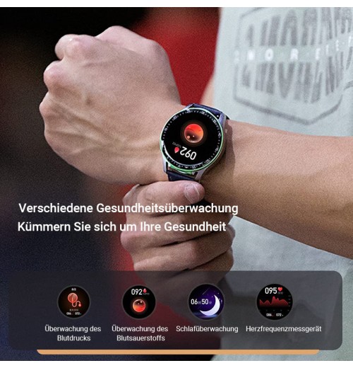 45% Rabatt  2-in-1 Smartwatch mit Kopfhrern 