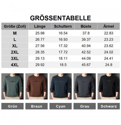  Weihnachtsaktion - 50% Rabatt  Pullover mit langen rmeln und Rundhalsausschnitt für Herren