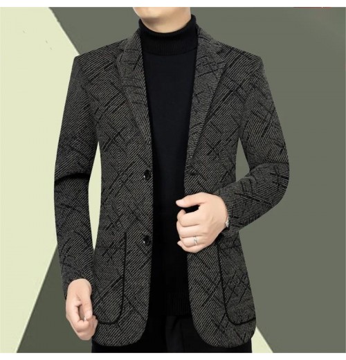  Klassisch-Fit Single Breasted Casual Blazer für Herren