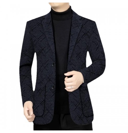  Klassisch-Fit Single Breasted Casual Blazer für Herren