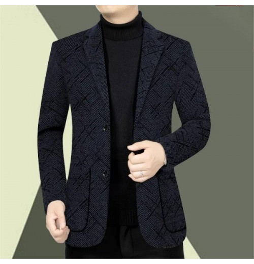  Klassisch-Fit Single Breasted Casual Blazer für Herren