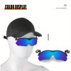 Sommer-HeiverkaufSport-Sonnenbrille mit Clip auf der Kappe