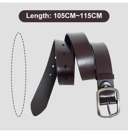 Kostenloser Versand beim Kauf von 2Vintage Simple Versatile Durable Pin Buckle Belt