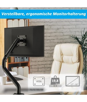 Verstellbare, ergonomische Monitorhalterung Geeignet für 17-32-Zoll-Monitore