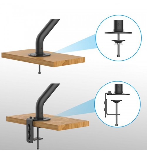 Verstellbare, ergonomische Monitorhalterung Geeignet für 17-32-Zoll-Monitore