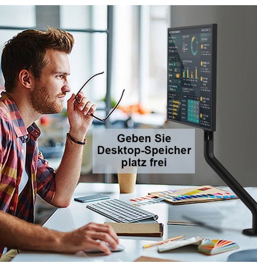 Verstellbare, ergonomische Monitorhalterung Geeignet für 17-32-Zoll-Monitore