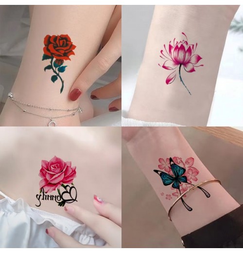 Trendy 3D Tattoo Aufkleber