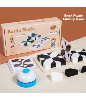 Creative Black & White Block Puzzles Set for Kids