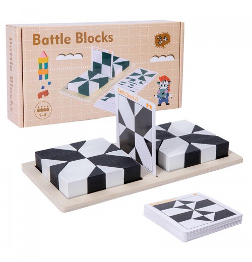 Creative Black & White Block Puzzles Set for Kids