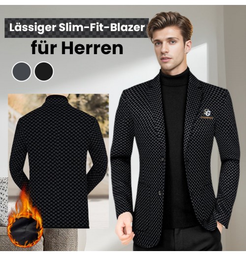 Lssiger Slim-Fit-Blazer für Herren